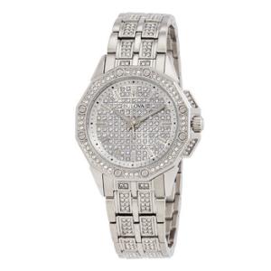 Octava Quartz Crystal Silver Dial Watch 96L305