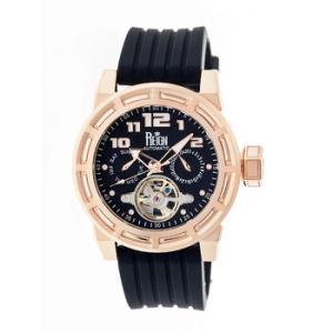 Open Box  Reign Rothschild MultiFunction SemiSkeleton Dial Watch RN1306
