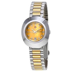 Original Diastar Automatic Diamond Gold Dial Watch R12403633