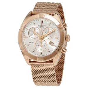 PR 100 Chronograph Quartz Silver Dial Watch T101.917.33.031.00