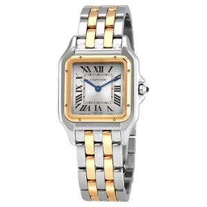 Panthere Medium Model Silver Dial Watch W2PN0007