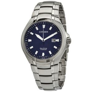Paradigm Super Titanium EcoDrive Blue Dial Watch BM743151L