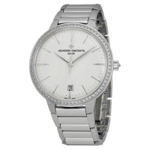 Patrimony Contemporaine Silver Dial White Gold Watch 85515CA1G9841