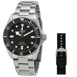Pelagos 39 Automatic Black Dial Watch 25407N0001