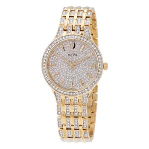 Phantom Crystal Pave Dial Watch 98L263