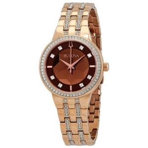 Phantom Crystal Rose Gold Dial Watch 98L266