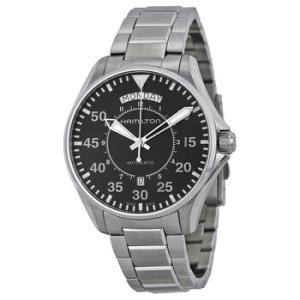 Pilot Day Date Automatic Black Dial Watch H64615135