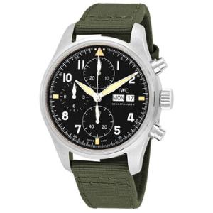 Pilot Spitfire Chronograph Automatic Black Dial Watch IW387901