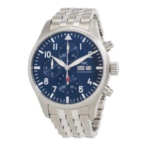 Pilots Chronograph Automatic Blue Dial Watch IW378004