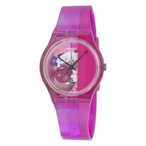 Pinkorama Pink Skeleton Dial Twotone Pink Silicone Watch GP145
