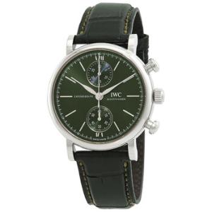 Portofino Chronograph 39 Automatic Green Dial Watch IW391405