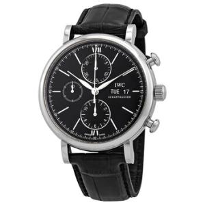 Portofino Chronograph Automatic Black Dial Watch