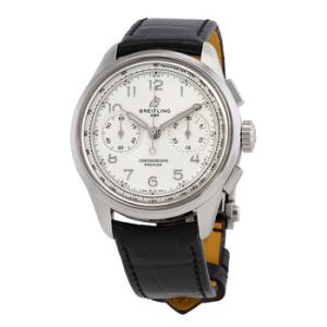 Premier B09 Heritage Chronograph 40mm Hand Wound White Dial Watch AB0930371G1P1