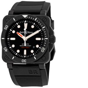 Preowned Bell and Ross Automatic Black Dial Watch BR0392DBLCESRB