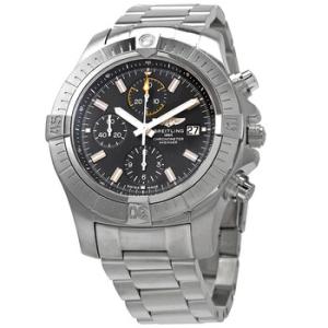 Preowned Breitling Avenger Chronograph Automatic Chronometer Black Dial Watch A13317101B1A1