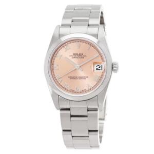 Preowned Rolex Datejust Automatic Rose Gold Dial Watch
