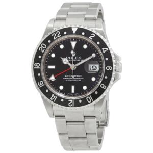 Preowned Rolex GMTMaster II Automatic Chronometer Black Dial Watch