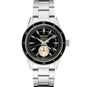 Presage Automatic Black Dial Watch SSA449J1