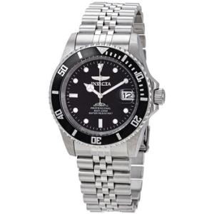 Pro Diver Automatic Black Dial Stainless Steel Watch