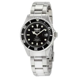 Pro Diver Black Dial Stainless Steel Watch 8932OB