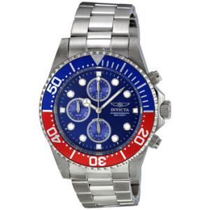 Pro Diver Chronograph Blue Dial Pepsi Bezel Watch