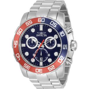 Pro Diver Chronograph Quartz Blue Dial Pepsi Bezel Watch