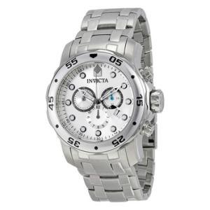Pro Diver Chronograph Silver Dial Stainless Steel Watch