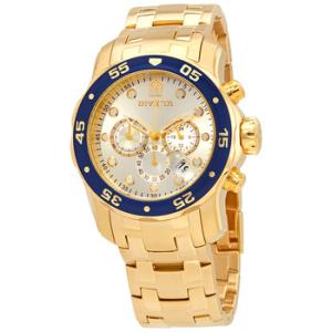 Pro Diver Chronograph Silver Dial Watch