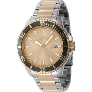Pro Diver Quartz Date Gold Dial Watch