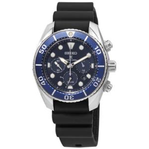 Prospex Chronograph Quartz Blue Dial Black Silicone Watch SSC759J1