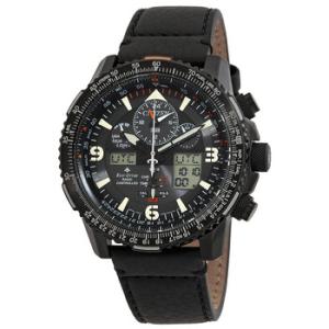 Quartz AnalogDigital Black Dial Watch JY808514H