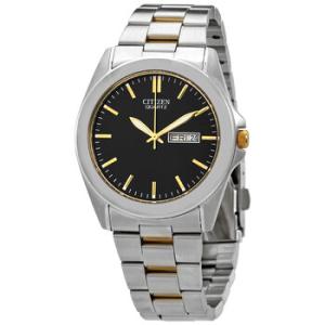 Quartz Black Dial Twotone Watch BF058456E