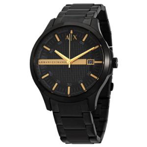 Quartz Black Dial Watch AX2413