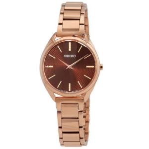 Quartz Brown Dial Watch SWR062P1