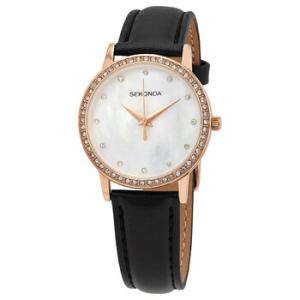 Quartz Crystal Mother of Pearl Dial Watch