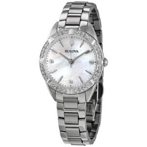 Quartz Diamond Mother of Pearl Dial Watch 96R228
