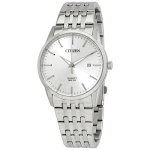Quartz Silver Dial Stainless Steel Watch BI500087A