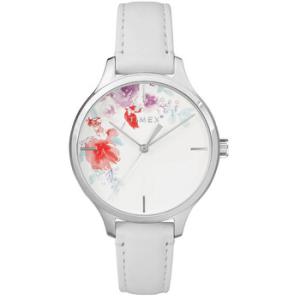Quartz White Dial Crystal Bloom Watch TW2R66800