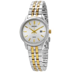 Quartz White Dial Twotone Watch SUR661P1
