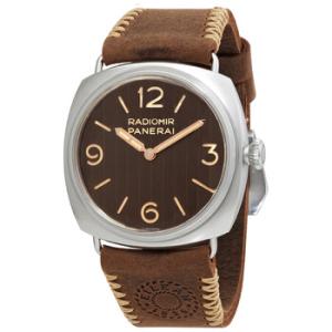 Radiomir Eilean Hand Wind Brown Dial Watch PAM01243