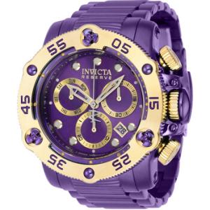 Reserve Propeller Chronograph Quartz Purple Dial Watch