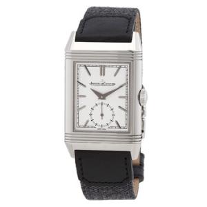 Reverso Tribute Monoface Hand Wind Silver Dial Watch Q713842J