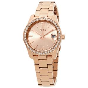 Scarlette Crystal Rose Dial Watch ES4318