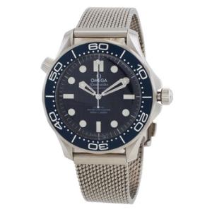Seamaster 300M James Bond 60th Anniversary Automatic Chronometer Blue Dial Watch 210.30.42.20.03.002