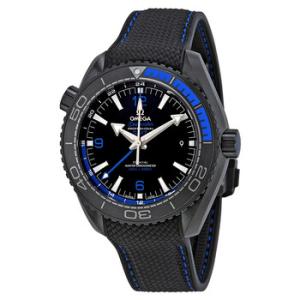 Seamaster Planet Ocean Automatic Batman Bezel Watch 215.92.46.22.01.002