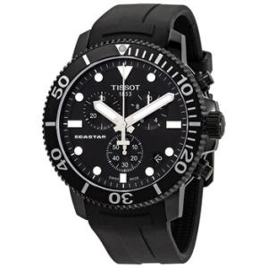 Seastar 1000 Chronograph Quartz Black Dial Watch T120.417.37.051.02