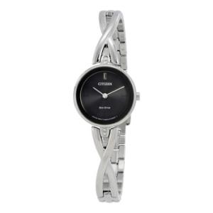 Silhouette Black Dial Watch EX142050E