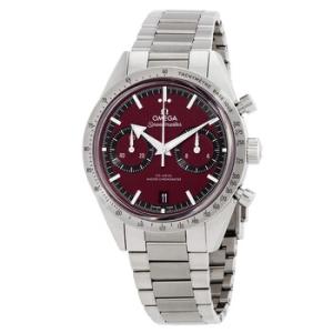 Speedmaster Chronograph Hand Wind Burgundy Dial Watch 332.10.41.51.11.001