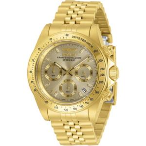 Speedway Chronograph Quartz Gold Dial Watch