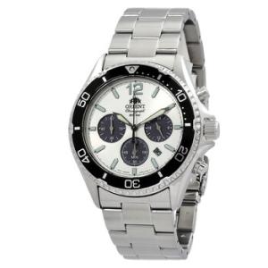 Sports Solar Powered Chronograph White Dial Watch RATX0203S10B